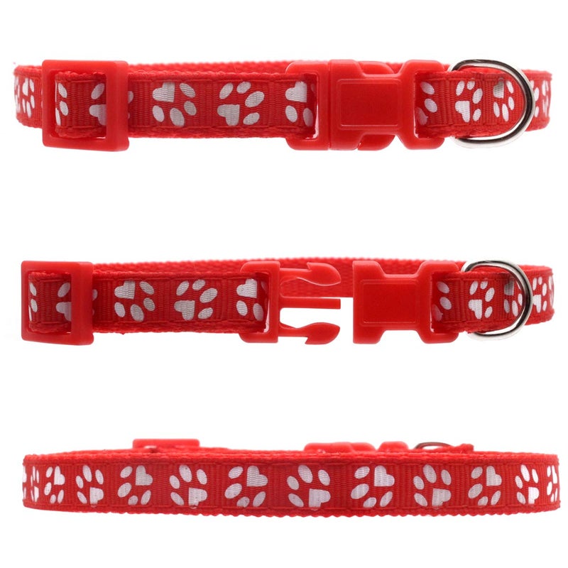 YOY 12 pcs/Set Soft Nylon Puppy Whelping ID Collars - Adjustable Reusable Washable Baby Dog ID Bands Pet Identification for Breeders, Neck 8" - 13" - Image 3